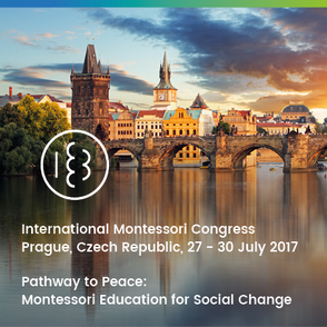 Logo for 2017 International Montessori Congress Prague, Czech Republic, 27-30 July 2017 